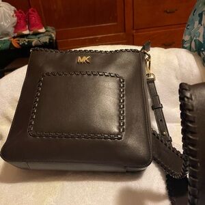 Michael Kors Dark Brown Leather Shoulder Bag